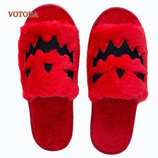 Fuzzy Pumpkin Slippers - Puritific