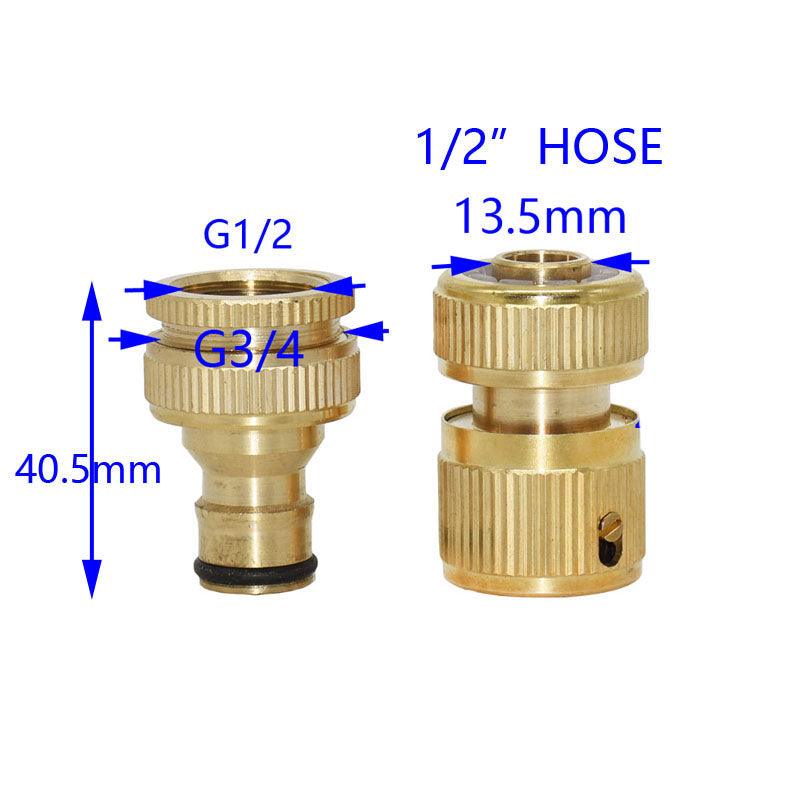 Garden Brass Hose Connector - Puritific