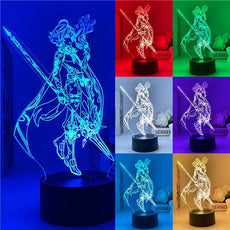 Genshin Impact Night Light 3D Illusion - Puritific