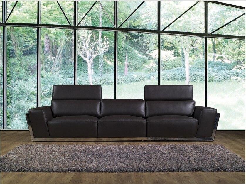 genuine leather living room Sofa set (U shape) - Puritific