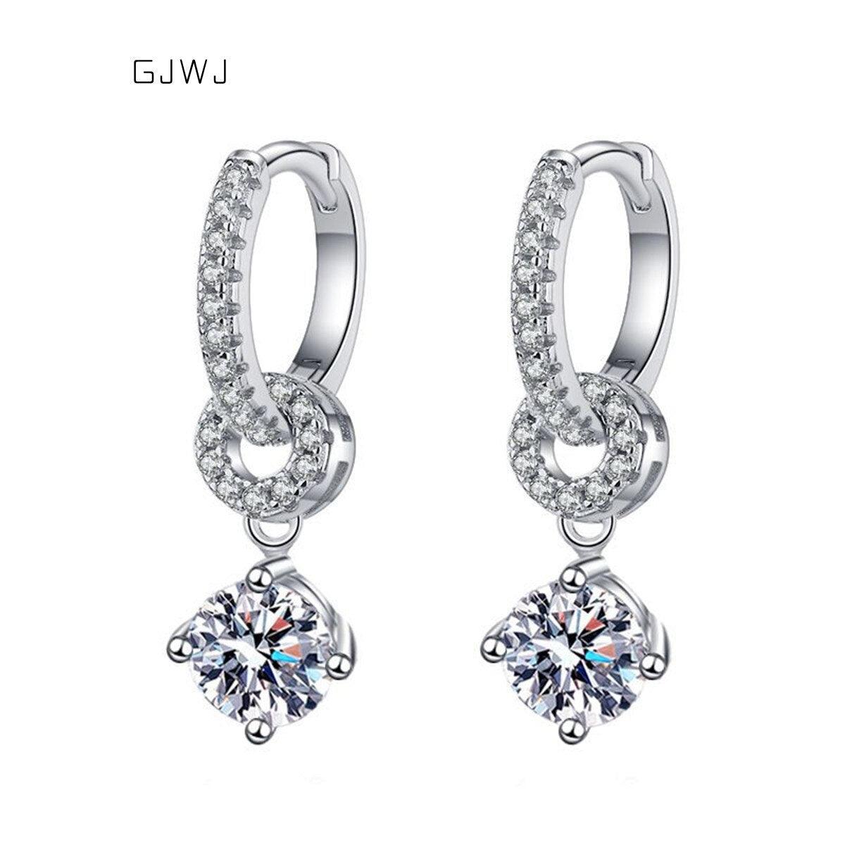 Genuine Moissanite Drop Earrings - Puritific