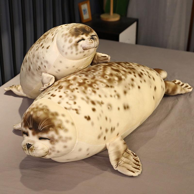 Giant 3D Sea Lion Plush Animal Toys - Puritific