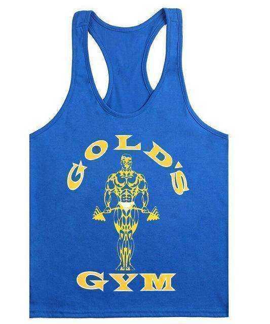 Golds Aesthetic Gym Tank Top Men - Puritific