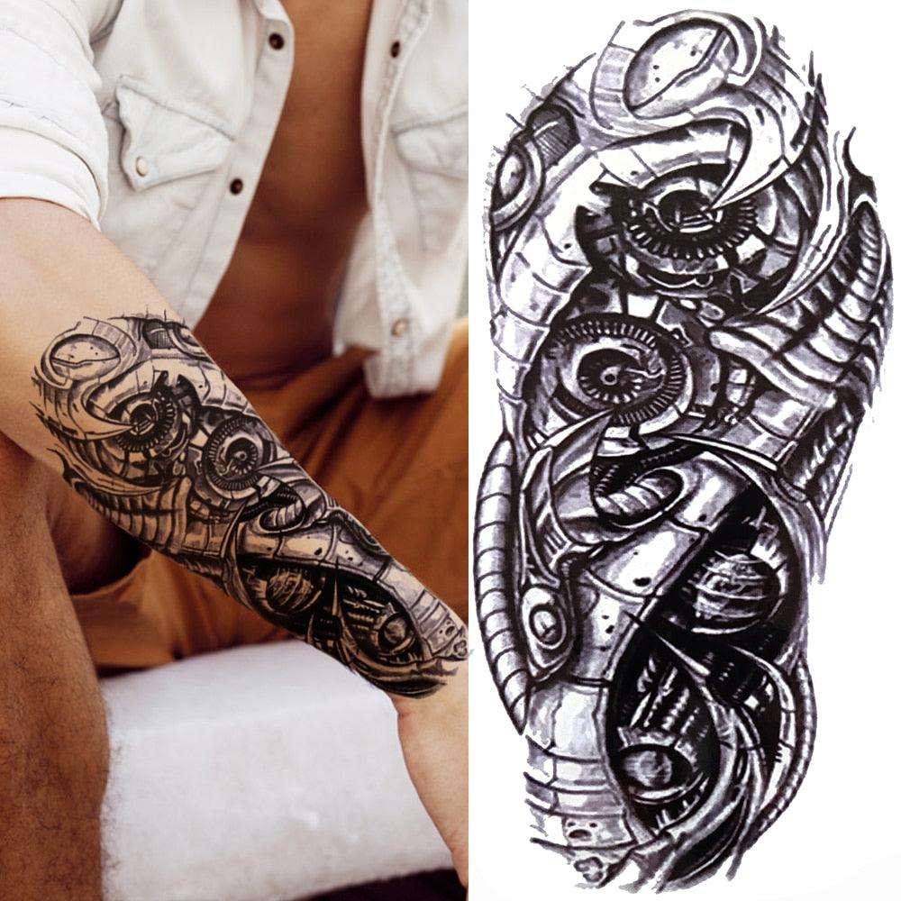 Half Arm Shaded Style Tattoos - Puritific