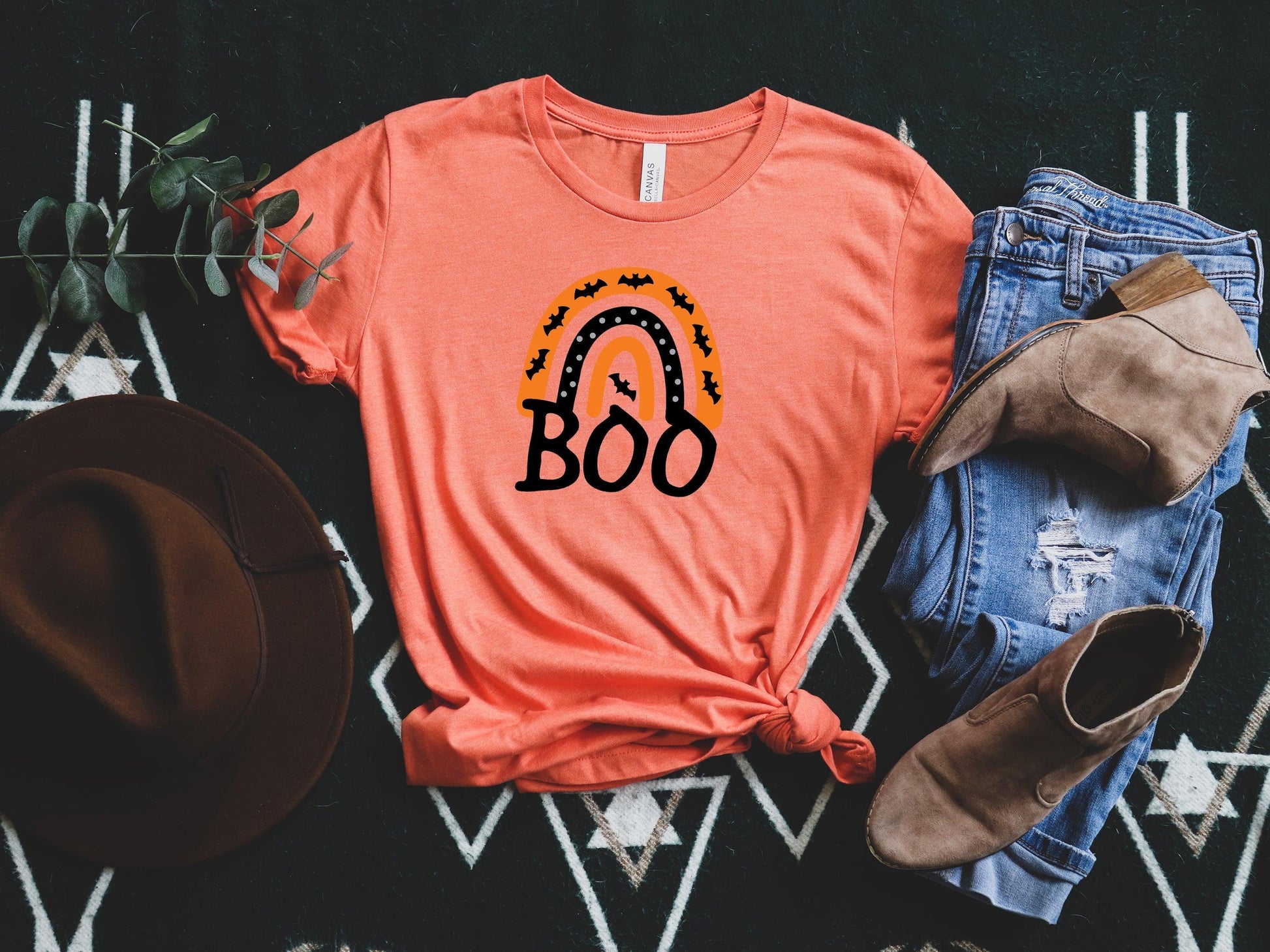 Halloween Boo Shirt, Gnomes Halloween Rainbow shirt - Puritific