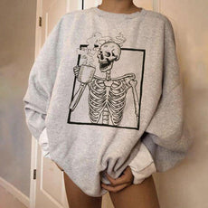 Halloween Casual Printing Sweatshirt - Puritific