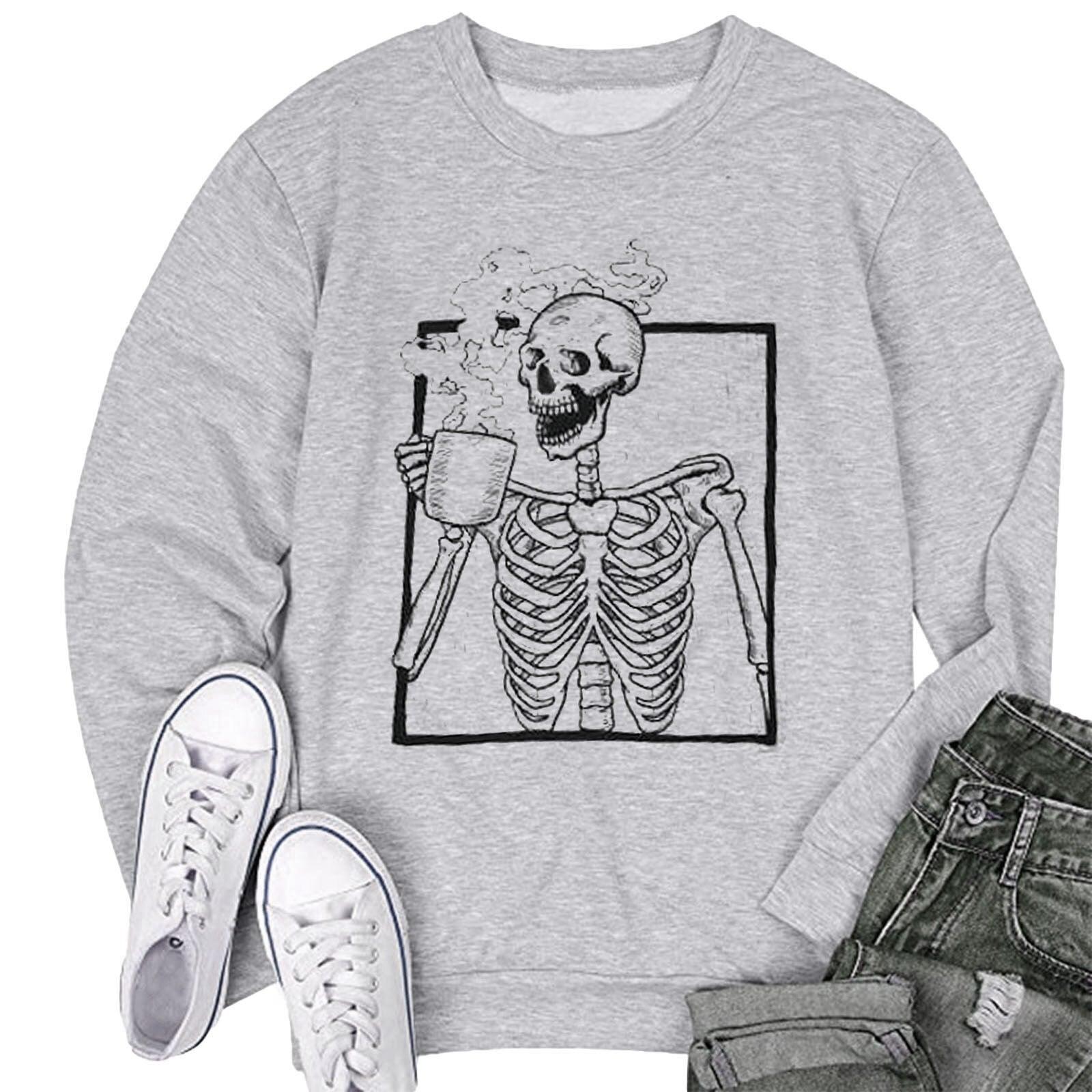 Halloween Casual Printing Sweatshirt - Puritific