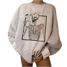 Halloween Casual Printing Sweatshirt - Puritific