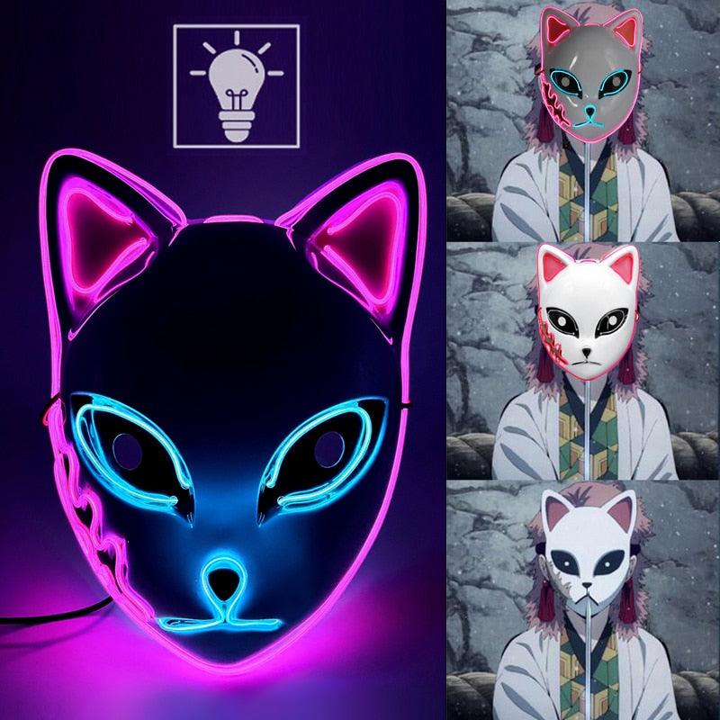 Halloween LED Glowing Cat Mask - Puritific