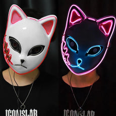 Halloween LED Glowing Cat Mask - Puritific