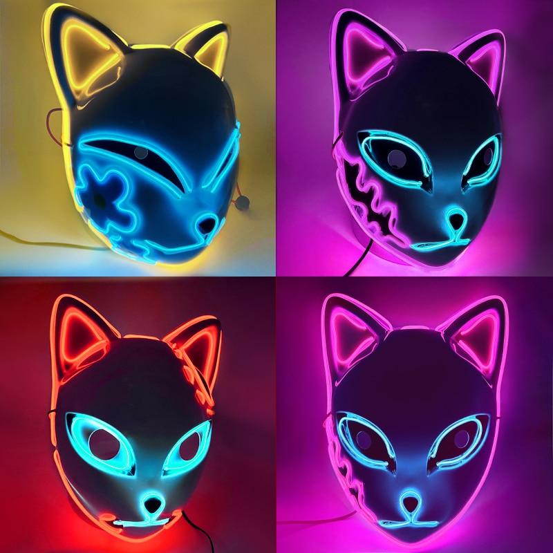 Halloween LED Glowing Cat Mask - Puritific