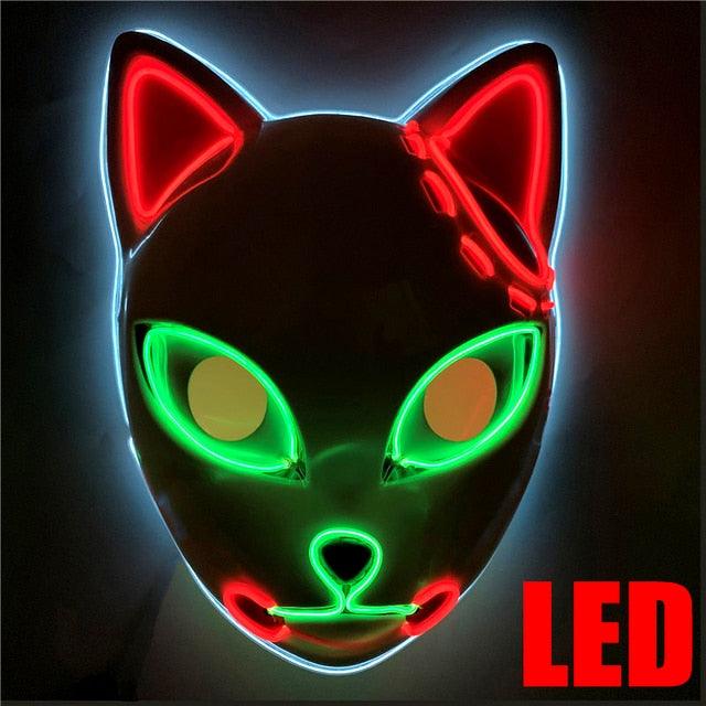 Halloween LED Glowing Cat Mask - Puritific