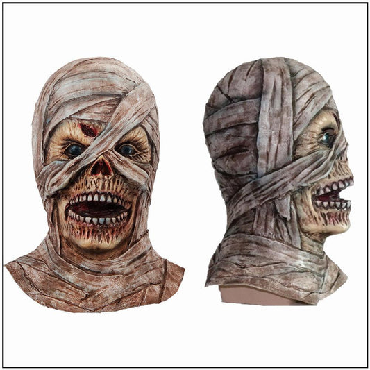 Halloween Mummy Zombie Latex Mask - Puritific