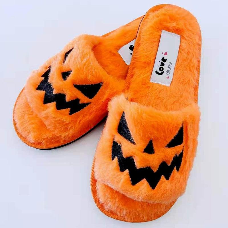 Halloween Pumpkin Slippers - Puritific