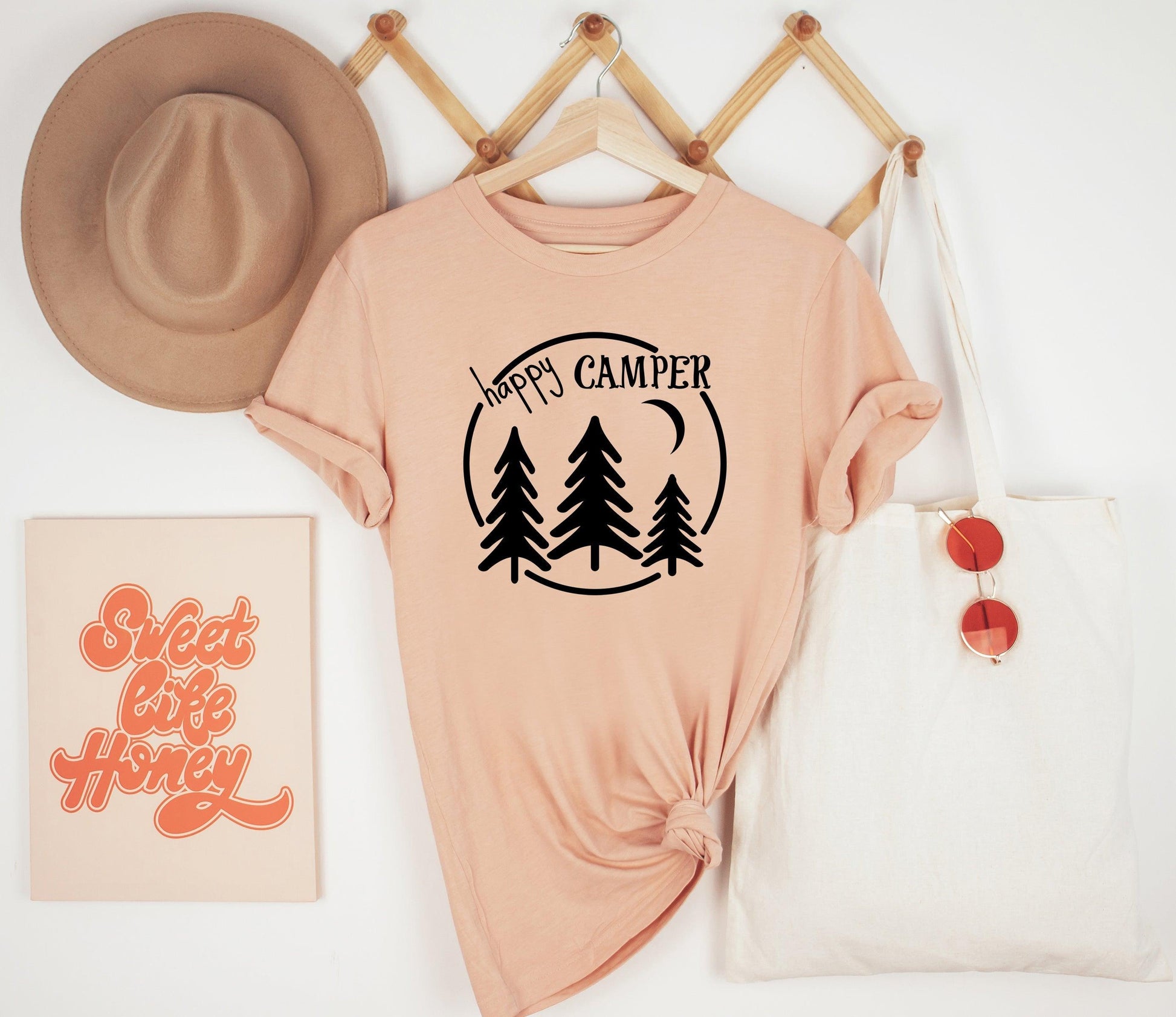 Happy Camper Shirt, Camping Shirt - Puritific