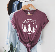 Happy Camper Shirt, Camping Shirt - Puritific