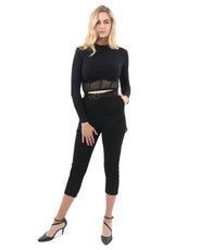 Heather Long Sleeve Crop Top - Puritific