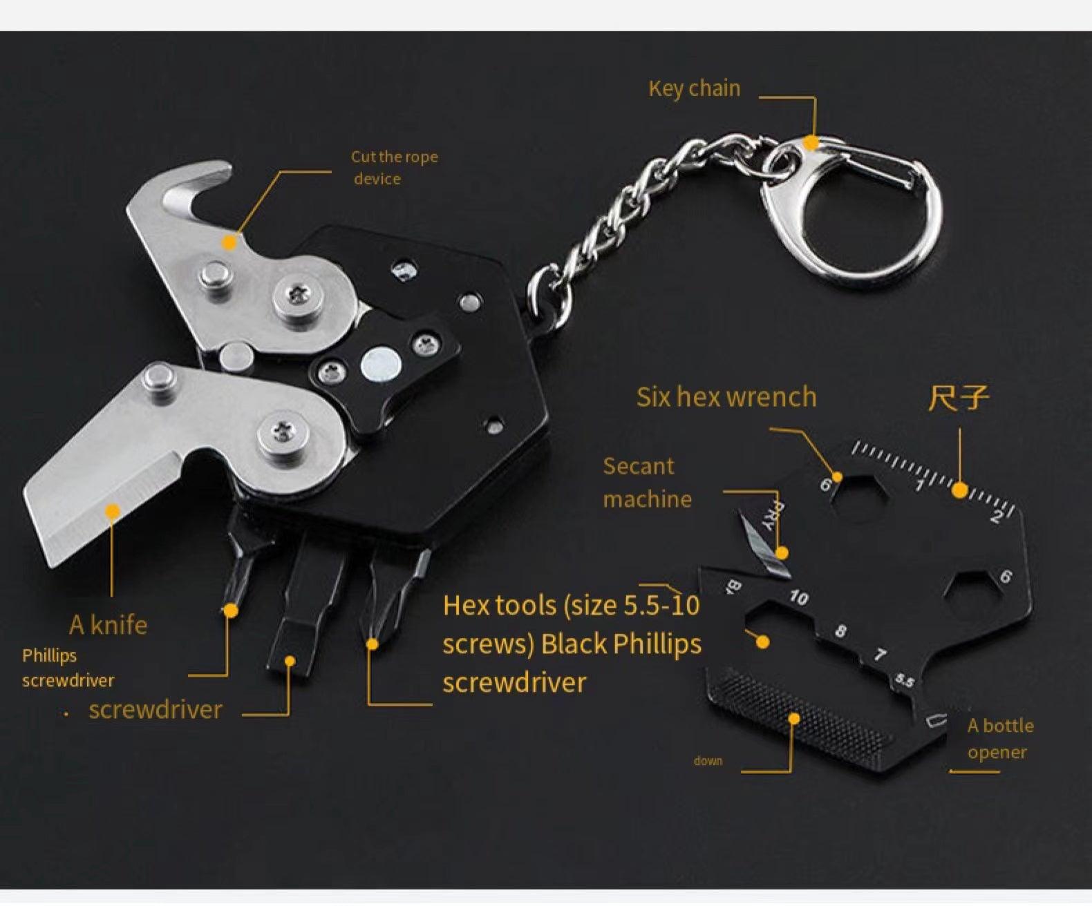 Hexagon Screwdriver Keychain - Puritific