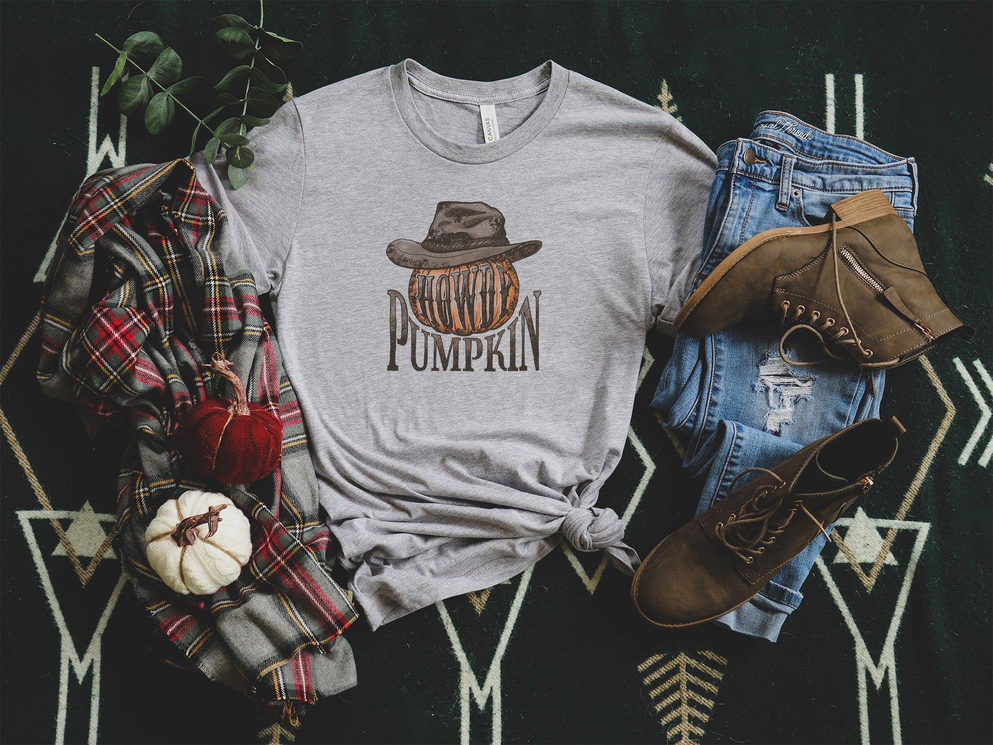 Howdy Pumpkin Shirt, Pumpkin Shirt - Puritific