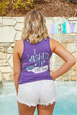 I Washed Up Like This Mermaid | Shell Yeah Beaches! Tank Tops - Puritific