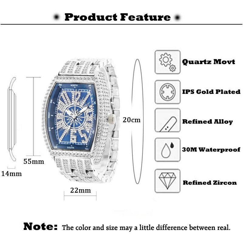 Iced Out Watch For Men - Puritific