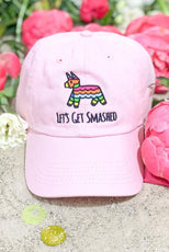 It's My Final Fiesta | Let's Get Smashed - Embroidered Bachelorette Party Dad Hats - Puritific