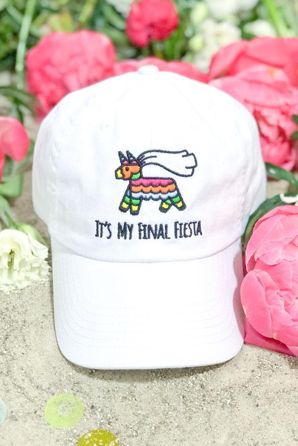 It's My Final Fiesta | Let's Get Smashed - Embroidered Bachelorette Party Dad Hats - Puritific