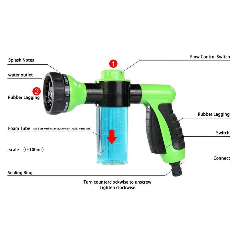 Jet Spray Water Gun Hose Nozzle - Puritific