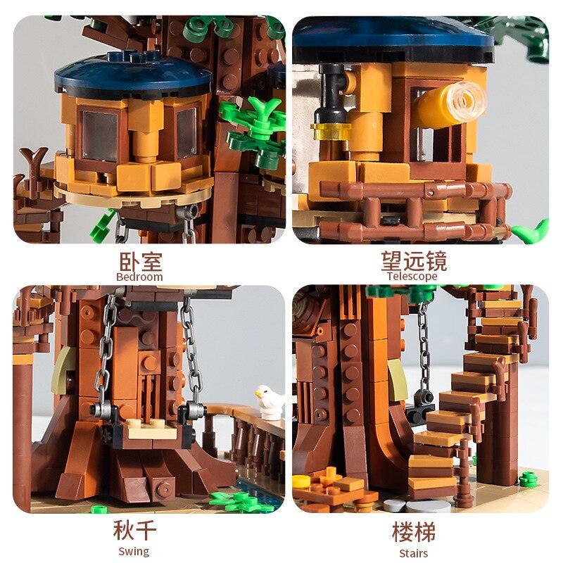 Jungle Tree House Bricks Toys - Puritific