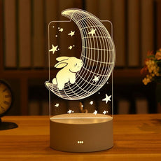 Kids 3D LED Creative Night Lamp - Puritific