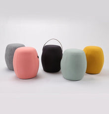 Kiley Handmade Pouf/Stool - Pink-4