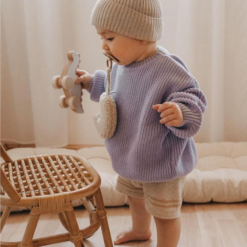 Knitted Sweater Baby Outerwear - Puritific