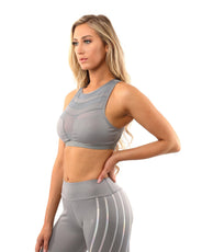 Laguna Set - Leggings & Sports Bra - Grey - Puritific