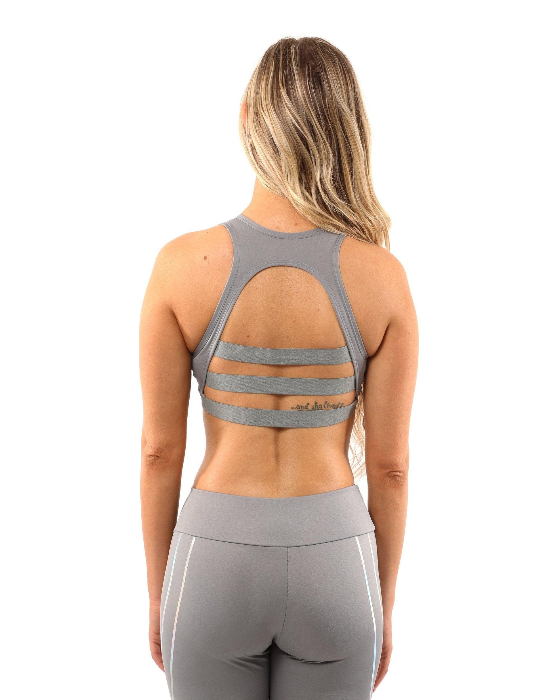 Laguna Set - Leggings & Sports Bra - Grey - Puritific