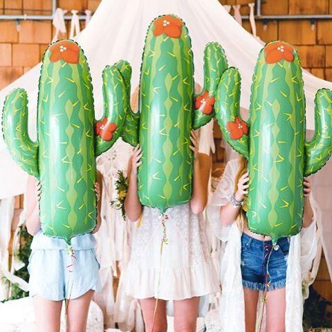 Large Cactus Party Balloon - Puritific