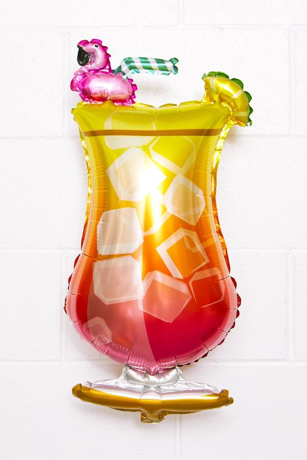 Large Tropical Drink Party Balloon - Puritific