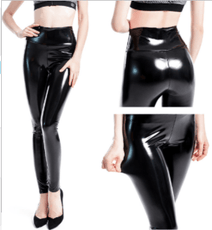 Latex Patent Leather Leggings - Puritific