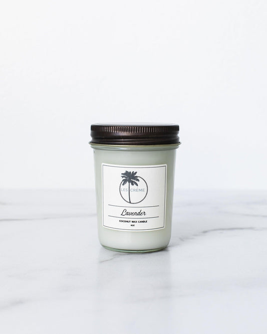 Lavender Scent Coconut Wax Candle - Puritific