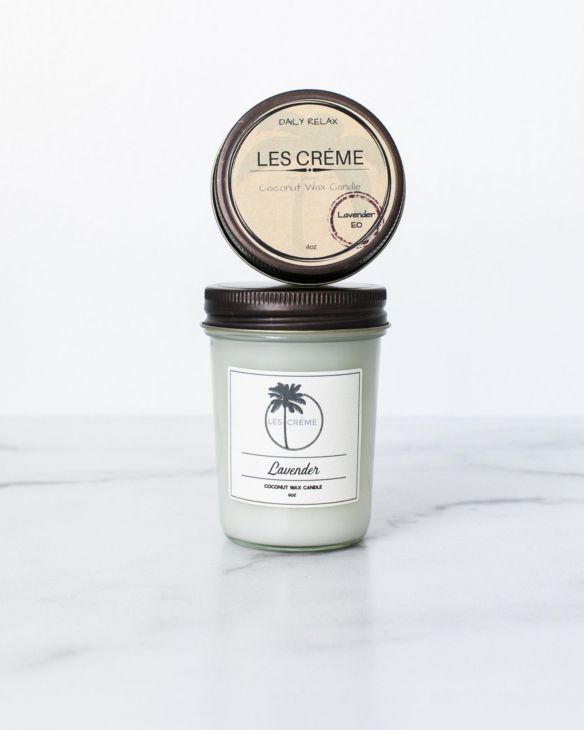 Lavender Scent Coconut Wax Candle - Puritific