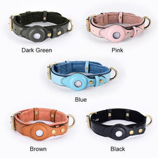 Leather Anti-Lost Dog Collar - Puritific