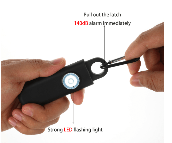 LED Light Keychain with Alarm - Puritific