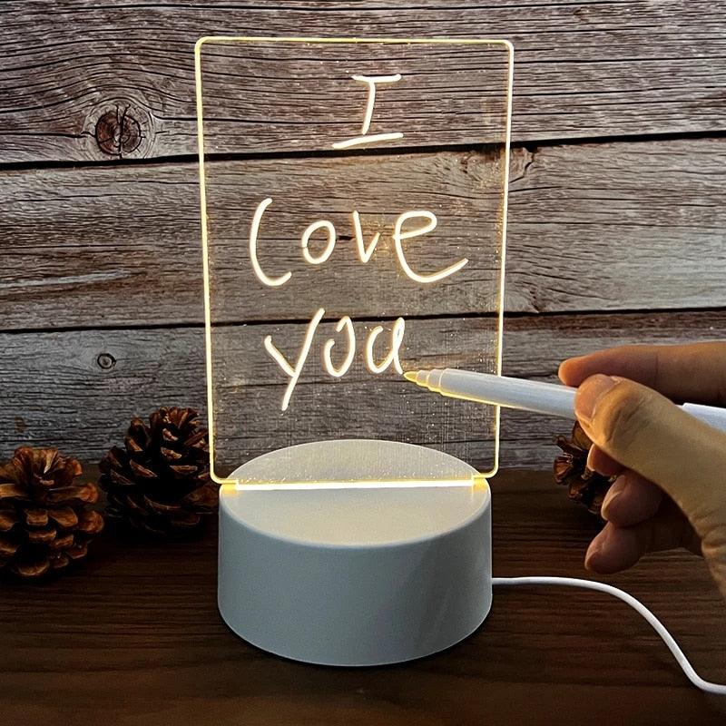 LED Note Board Acrylic Light - Puritific