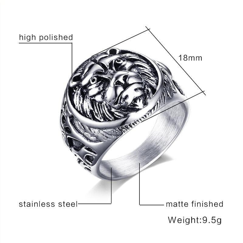 Lion Head Rings - Puritific