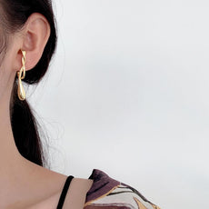 Long Asymmetrical Water Drop Earrings - Puritific