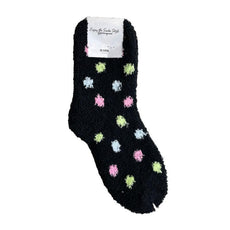 Long Dotted Fluffy Socks-1