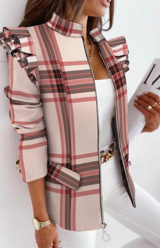 Long Sleeve Printed Coat - Puritific