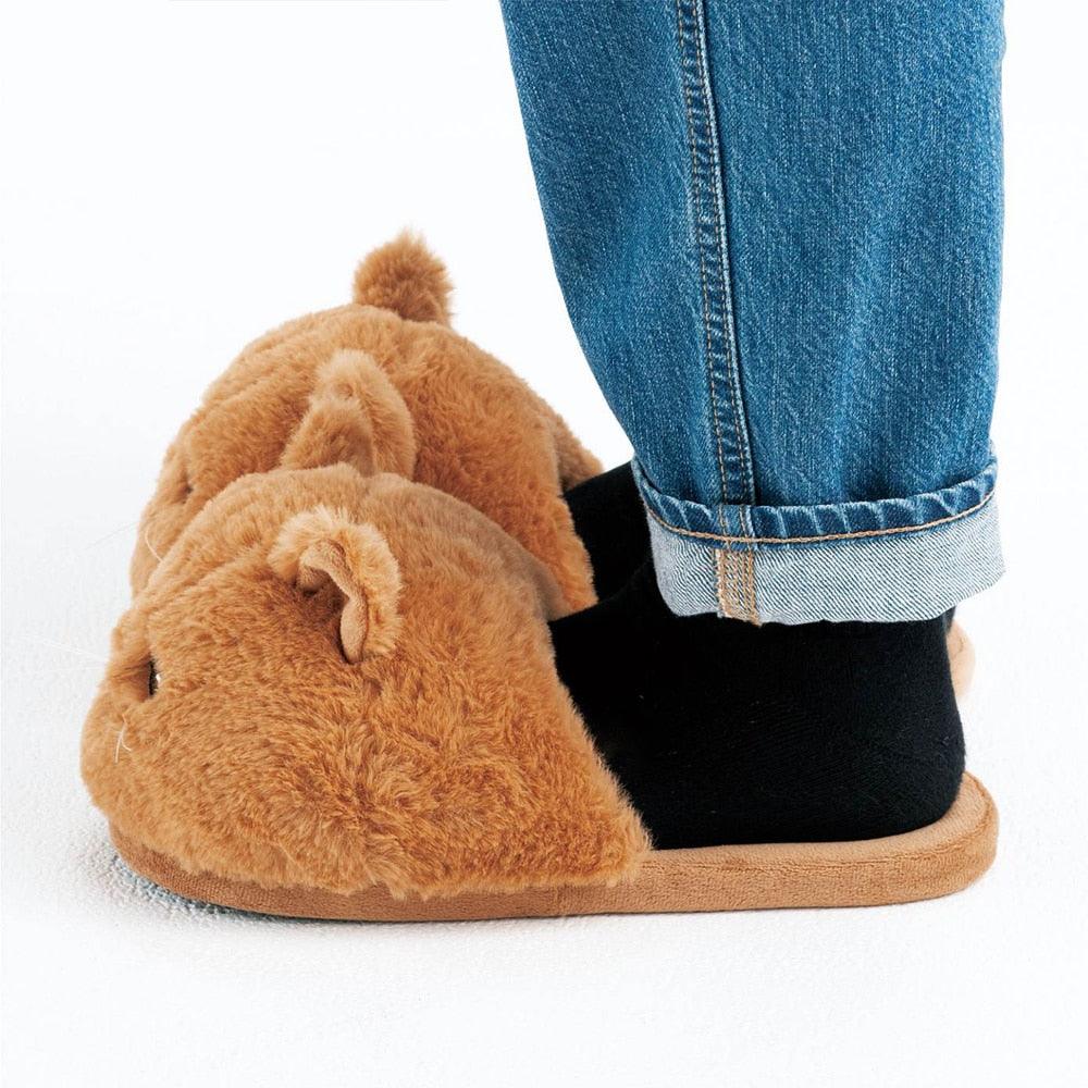 Lovely Plush Kitten Soft Slippers - Puritific