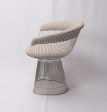 Lovise Wire Dining Chair - Stainless Steel Frame & Light Grey Wool/Cashmere-2