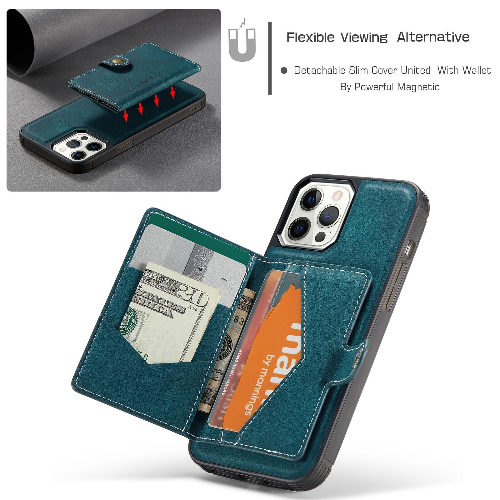 Luxury Magnetic Safe Leather Case For iPhone - Puritific