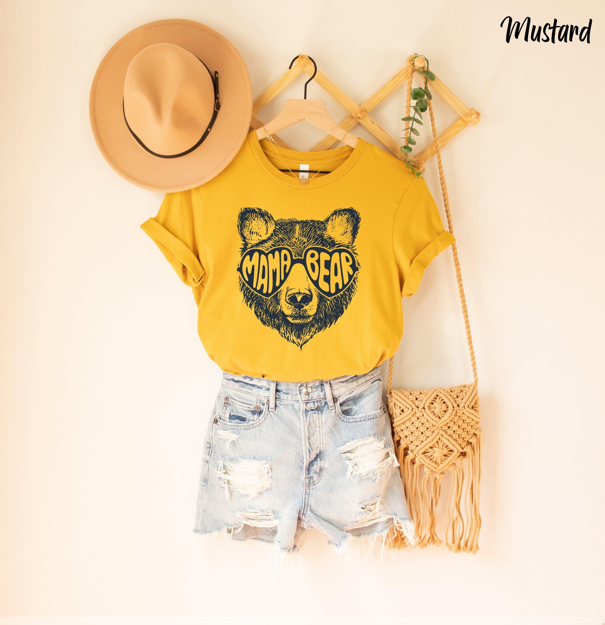 Mama Bear Sunglasses Shirt, Bear Shirt - Puritific